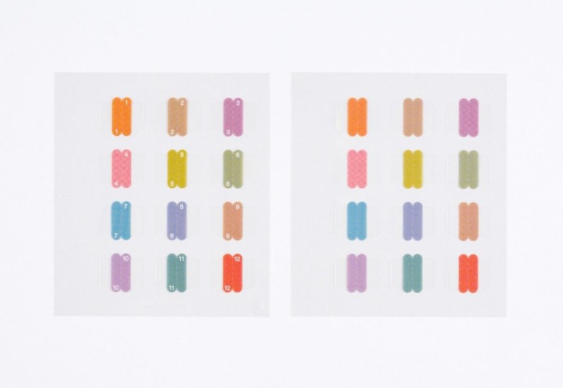 Hobonichi Techo TSUKI no IRO Index Stickers