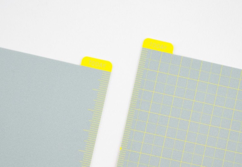 Hobonichi Techo Pencil Board A6 (Ice Gray x Yellow)