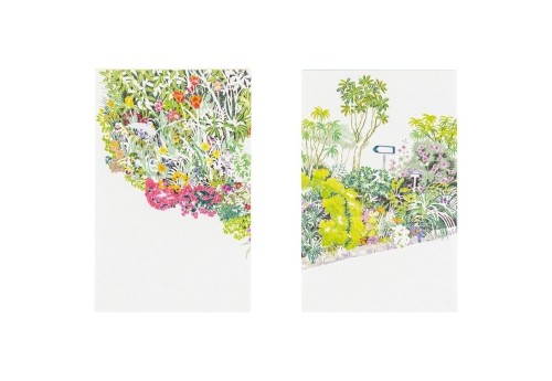 Hobonichi Techo Two Book Set (Iyo Okumi: Brief Message Memos - Some Days Ago) - zestaw 2 bloczków