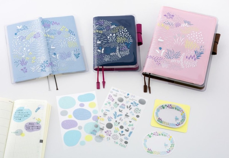Hobonichi Techo Yuri Sanae See_ Through Sticky Notes (Forest Lake) - karteczki samoprzylepne (3).jpg