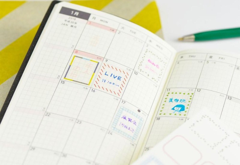 Hobonichi naklejki frame sticker NOTEKA (2).jpg
