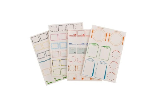 Hobonichi Techo Frame Stickers - naklejki z ramką