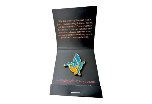 Esterbrook x BUNGUBOX Kingfisher Pin - przypinka