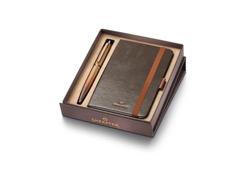 Sheaffer VFM Coffee Edition Matt Brown - Zestaw_ długopis i notes NOTEKA (2).jpg