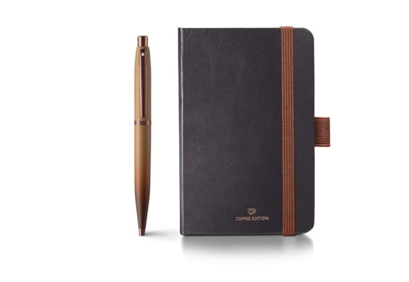 Sheaffer VFM Coffee Edition Matt Brown - Zestaw_ długopis i notes NOTEKA.jpg