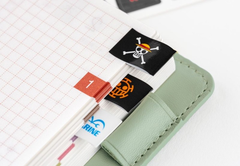 Hobonichi ONE PIECE magazine_ pirate flag naklejki indeksujące NOTEKA (2).jpg
