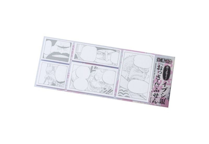 Hobonichi ONE PIECE magazine Sparkling Silver “Old Guys” Sticky Notes NOTEKA.jpg