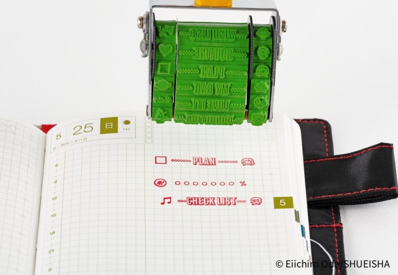 Sanby x Hobonichi Rotating Stamp for the Techo One Piece - pieczątka (2).jpg