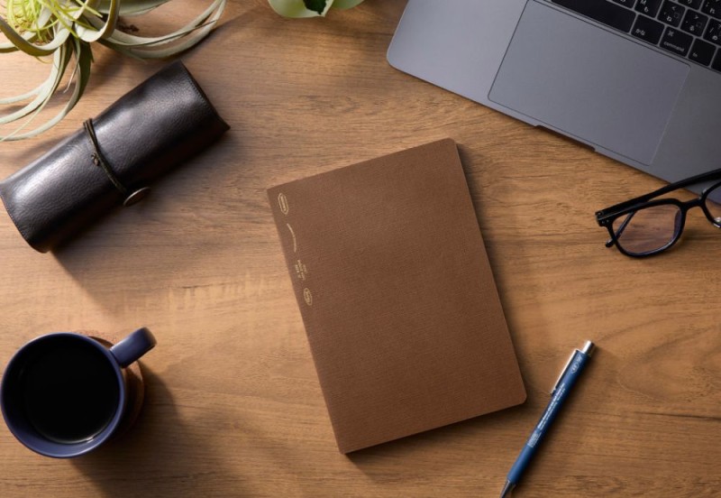 Stalogy 365 Notebook Cacao Brown Lake Blue (9).jpg