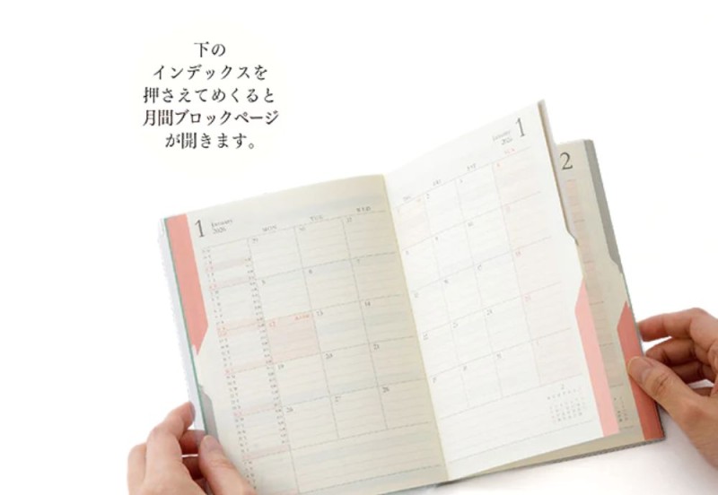 midori double schedule kalendarz 2026 NOTEKA.jpg