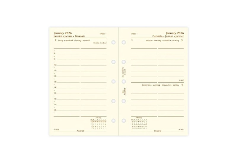 Filofax wkład kalendarzowy one day a page 2026 mini NOTEKA (4).jpg