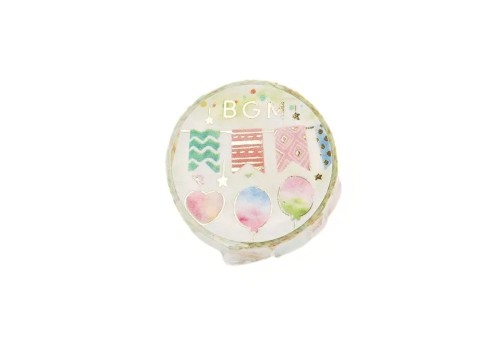 BGM Taśma Washi LIFE Party Garland 15 mm - Girlanda imprezowa