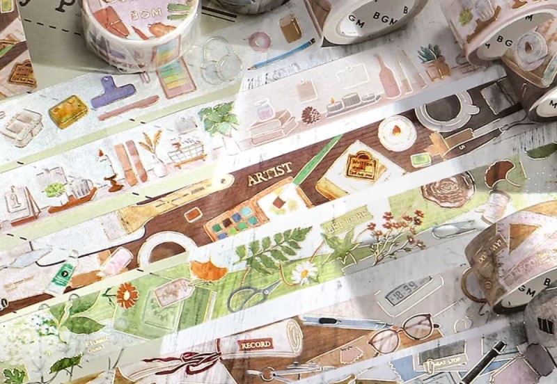 BGM Taśma Washi My Desk: Collector