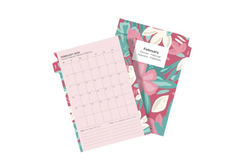 Filofax wkład Floral Illustrated Diary Refill Pack - A5 2026 Multilanguage NOTEKA (6).jpg