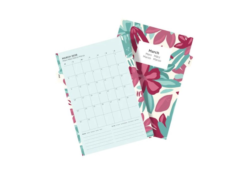 Filofax wkład Floral Illustrated Diary Refill Pack - A5 2026 Multilanguage NOTEKA (7).jpg