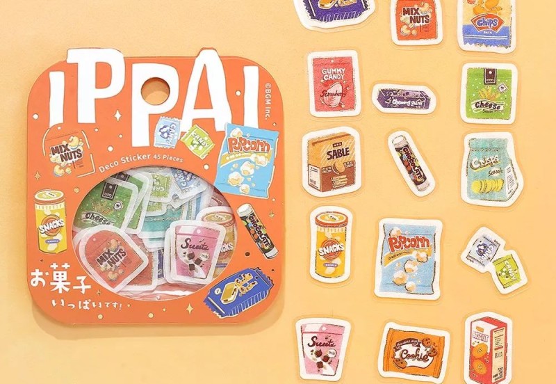 BGM Ippai Flake Stickers Naklejki