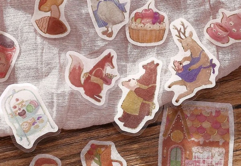 BGM Planner Stickers Flake Seal Naklejki