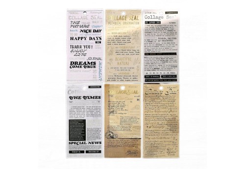 BGM Planner Stickers Collage Seal Naklejki - różne wzory