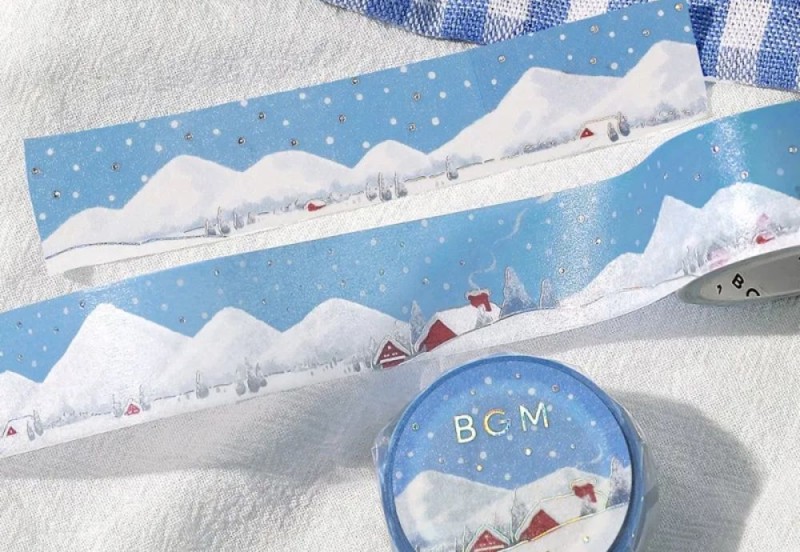 BGM Taśma Washi Dreamscape: Snow Country