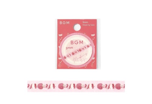 BGM Taśma Washi Peeled Apple 5 mm