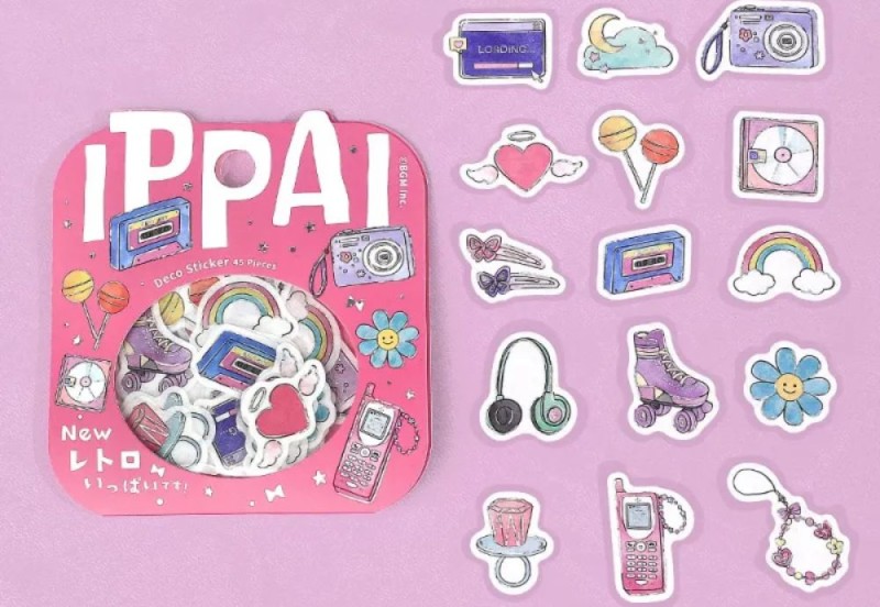 BGM Ippai Flake Stickers Naklejki