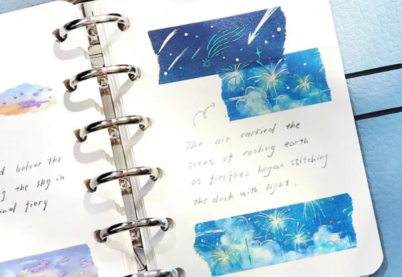 BGM Taśma Washi Sky Illustrated Book: Kouro