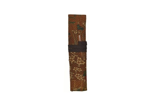Sailor Etui Kimono Large Kwiaty - brąz