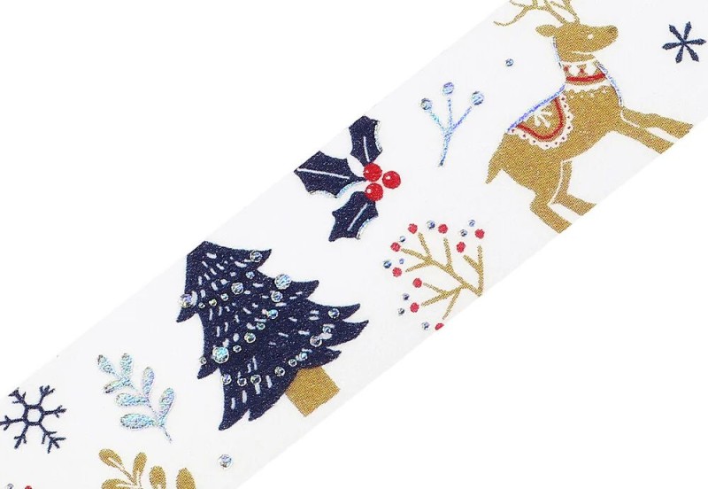 BGM Taśma Washi Christmas Limited Edition: Christmas Forest