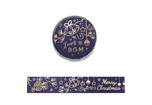 BGM Taśma Washi Christmas Limited Edition: Shining Xmas 15 mm