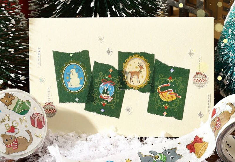 BGM Taśma Washi Christmas Limited Edition: Dinner time