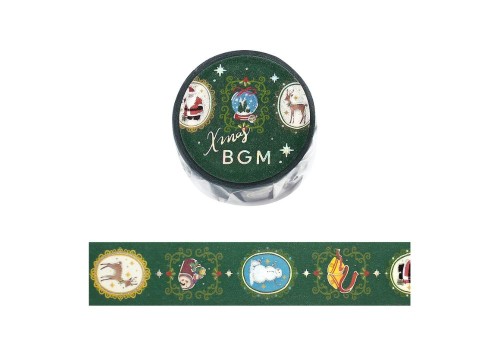 BGM Taśma Washi Christmas Limited Edition: Brooch 20 mm