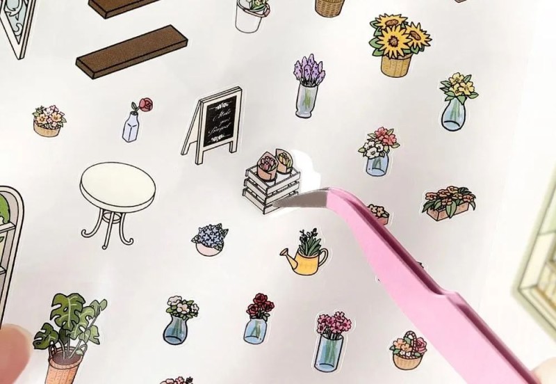 BGM Planner Stickers Animals Sheet Naklejki