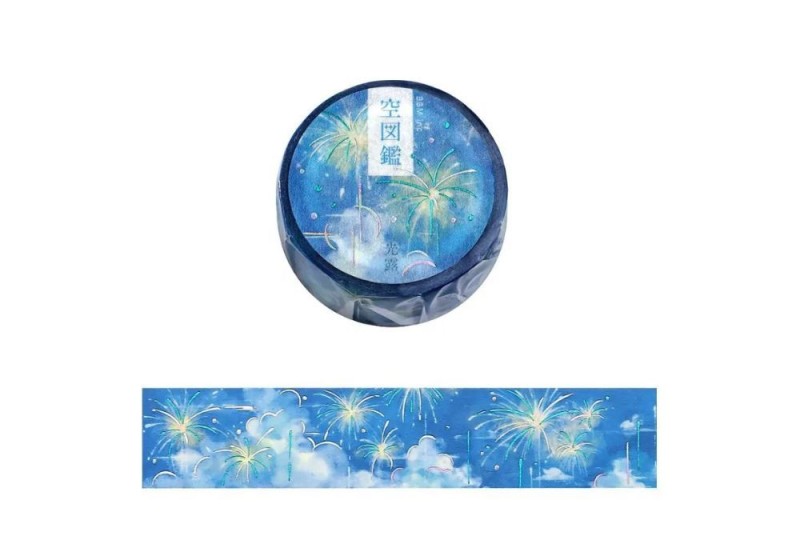 BGM Taśma Washi Sky Illustrated Book: Kouro