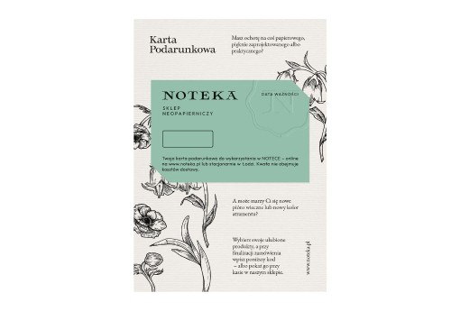 NOTEKA Karta Podarunkowa