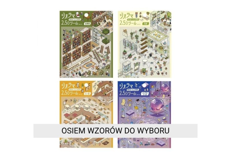 BGM Diorama 2.5D Stickers Naklejki