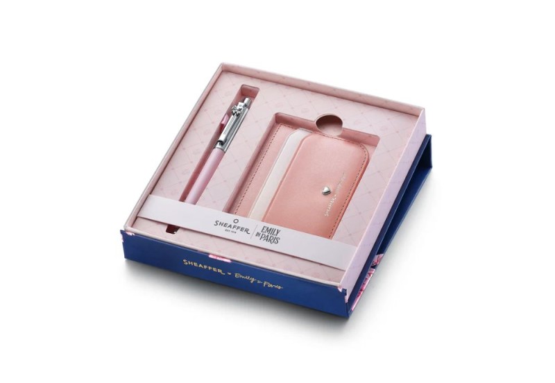 Sheaffer Sentinel Pink Emily in Paris zestaw prezentowy z etui NOTEKA (2).jpg