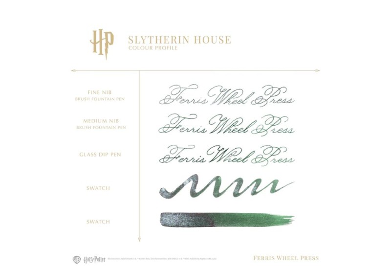 Ferris Wheel Press Atrament Slytherin Harry Potter NOTEKA (3).jpg