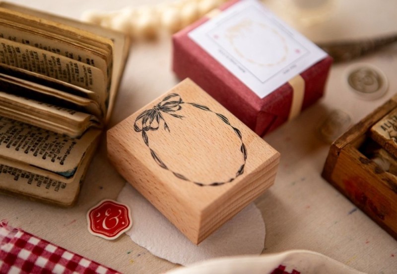 Ovel Ribbon Frame Rubber Stamp (2).jpg