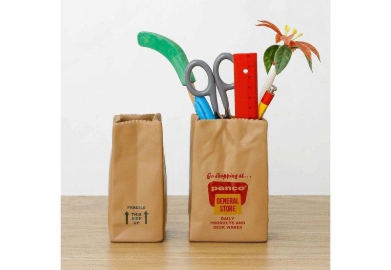 NOTEKA pojemnik kubek na ołówki BROWN BAG PENCO (9).jpg