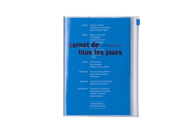 ark's Japan Notes Zipper Notebook DAY'S B6 Niebieski Tous Les Jours.jpg