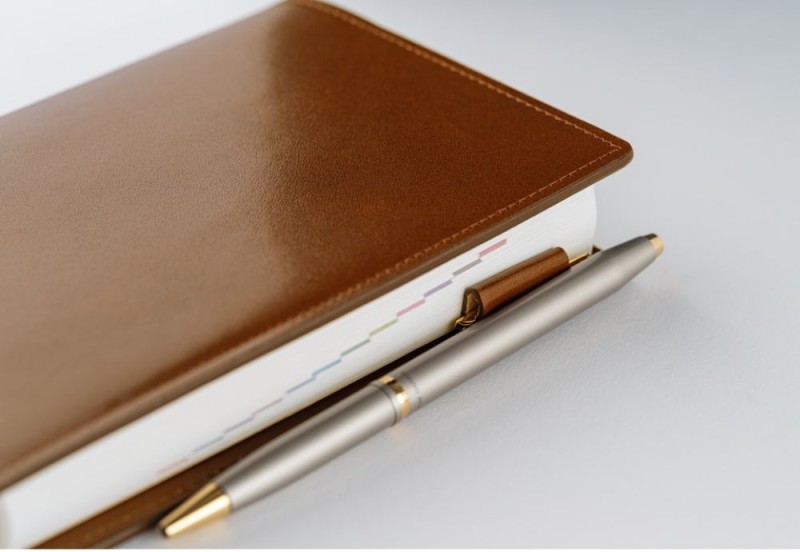 Okładka skórzana Hobonichi A6 Taut Brown NOTEKA (7).jpg