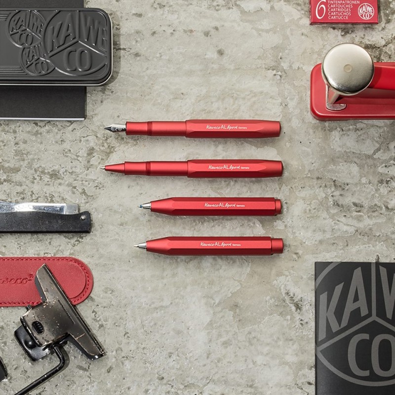 noteka kaweco AL sport deep red nowość 2