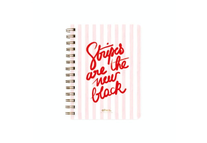 all the ways to say notes na spirali Stripes New Black NOTEKA.jpg