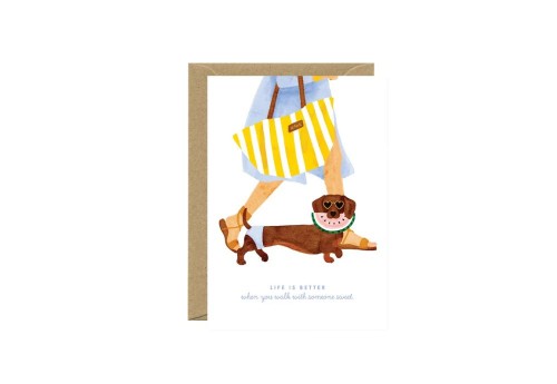 All The Ways To Say Kartka z podziękowaniem - Summer Dachshund