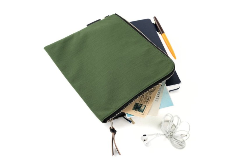 Hobonichi etui tragen flat pouch a5 green NOTEKA (4).jpg
