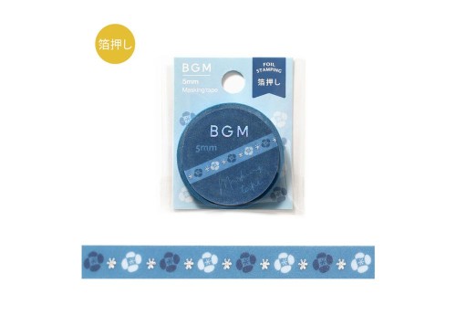 BGM Taśma Washi Night-blooming Flower 5 mm - Kwiat nocą