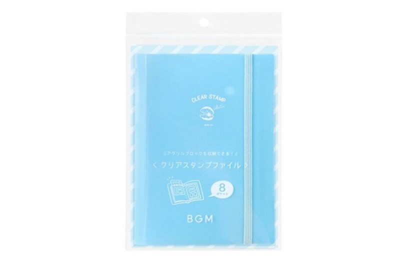 BGM Clear Stamp File Album na przezroczyste stemple - Baby Blue NOTEKA.jpg