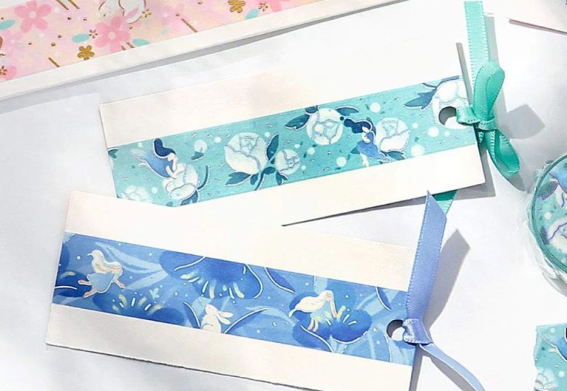 BGM Taśma Washi Flower Story Holographic_ Night NOTEKA (4).jpg