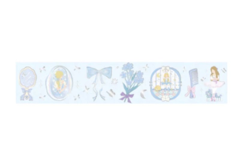BGM Taśma Washi 20 mm - Ballerina Blue NOTEKA