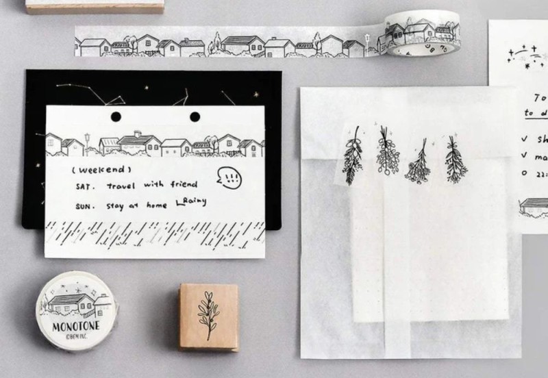 BGM Taśma Washi Monotone Silver Foil 15 mm - Starry Sky 15 mm NOTEKA (2).jpg